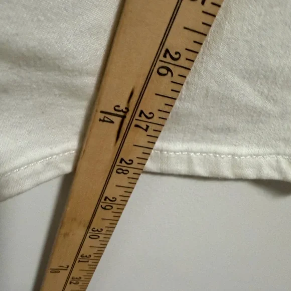 Talbots Simply Flattering White Denim Pants - Picture 15 of 16